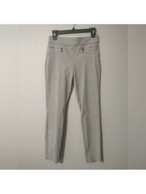 Hollywould Elastic Waist Gray Slim Fit Skinny Ankle Pants Sz 6/28